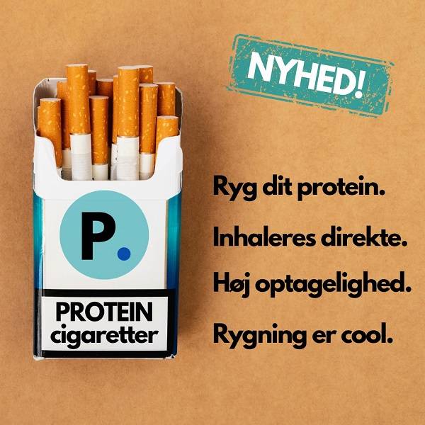 PROTEINcigaretter: Ryg dit protein, vær cool og få flere venner
