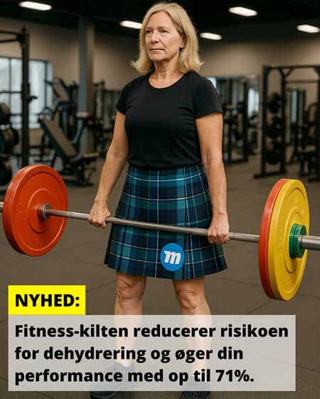 Fitness-Kilten reducerer din risiko for dehydrering og øger din performance med 71%.
