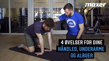 Håndledssmerter: 4 øvelser til smerter i håndled, underarm og albue