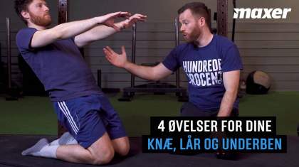 Knæsmerter: 4 knæøvelser hvis du har ondt i knæet