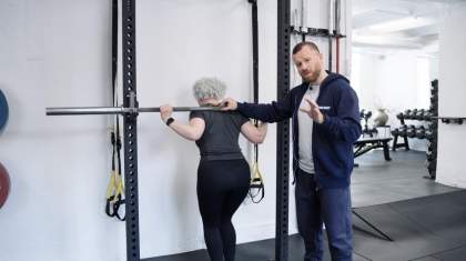 Stangens placering i squat